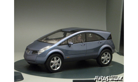Renault Koleos Concept Car 2000 grey 1-43 Spark 7711421939, масштабная модель, scale43