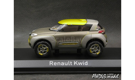 Renault Kwid Concept Car Salon de Bombay 2014 1-43 Norev, масштабная модель, scale43