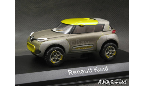 Renault Kwid Concept Car Salon de Bombay 2014 1-43 Norev, масштабная модель, scale43