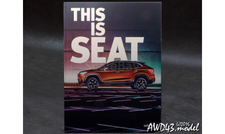 SEAT Studie #20V20 inkl. Buch von Genver Motorshow 2015 1-43 LookSmart, масштабная модель, scale43