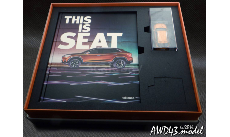 SEAT Studie #20V20 inkl. Buch von Genver Motorshow 2015 1-43 LookSmart, масштабная модель, scale43