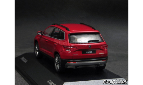 Skoda Karoq 2018 red velvet 1-43 Norev, масштабная модель, Škoda, scale43