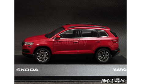Skoda Karoq 2018 red velvet 1-43 Norev, масштабная модель, Škoda, scale43