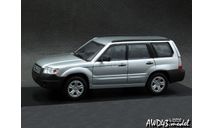 Subaru Forester 2007 silver 1-43 DeAgostini conversion, масштабная модель, scale43