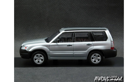 Subaru Forester 2007 silver 1-43 DeAgostini conversion, масштабная модель, scale43