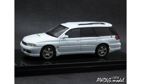 Subaru Legacy Touring Wagon GT-B white 4x4 1-43 Wit’s, масштабная модель, 1:43, 1/43