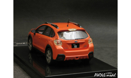 Subaru XV HYBRID Tangerine Orange Pearl 1-43 WIT’S, масштабная модель, scale43