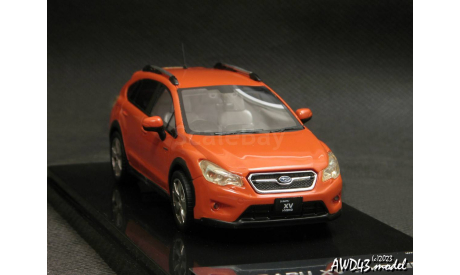 Subaru XV HYBRID Tangerine Orange Pearl 1-43 WIT’S, масштабная модель, scale43