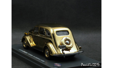 Toyoda AA Sedan 1936 gold plated 1-43 Kyosho, масштабная модель, Toyota, scale43