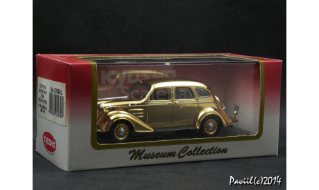 Toyoda AA Sedan 1936 gold plated 1-43 Kyosho, масштабная модель, Toyota, scale43