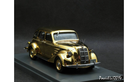 Toyoda AA Sedan 1936 gold plated 1-43 Kyosho, масштабная модель, Toyota, scale43