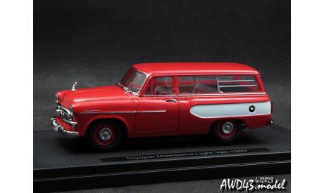Toyopet (Toyota) Masterline Light Van 1959 red 1-43 Ebbro, масштабная модель, scale43