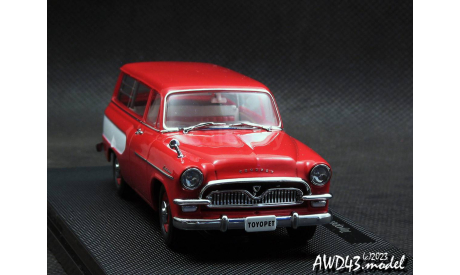 Toyopet (Toyota) Masterline Light Van 1959 red 1-43 Ebbro, масштабная модель, scale43