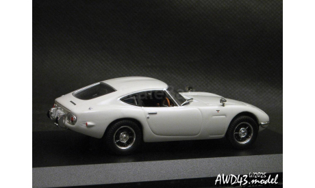 Toyota  2000 GT Coupe 1967 white 1-43 Norev 800300, масштабная модель, scale43