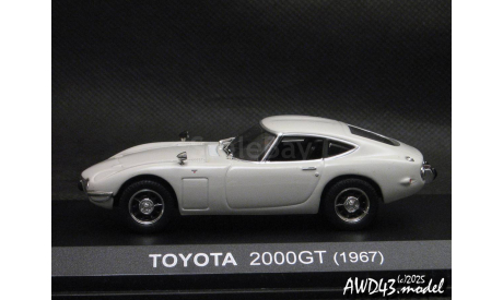Toyota  2000 GT Coupe 1967 white 1-43 Norev 800300, масштабная модель, scale43
