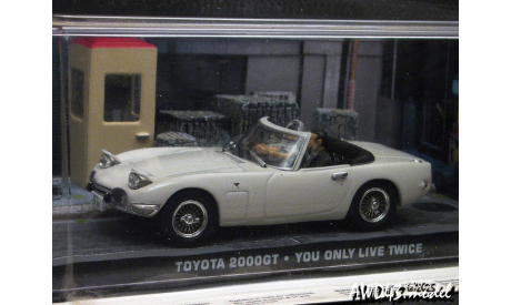 Toyota 2000GT Open Type white 1-43 James Bond 007 Collection You only Live Twice, масштабная модель, scale43