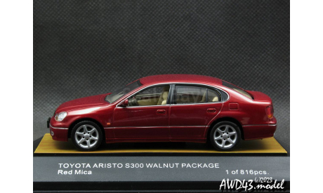 Toyota Aristo S300 Walnut Package d.red 1-43 Tosa, масштабная модель, scale43