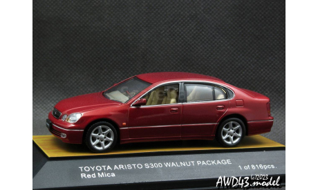 Toyota Aristo S300 Walnut Package d.red 1-43 Tosa, масштабная модель, scale43