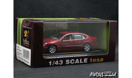 Toyota Aristo S300 Walnut Package d.red 1-43 Tosa, масштабная модель, scale43