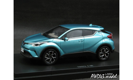 Toyota C-HR 2016 Radiant Green Metallic 1-43 Ebbro, масштабная модель, scale43