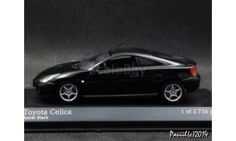 Toyota Celica 1999 black 1-43 Minichamps, масштабная модель, scale43