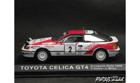 Toyota Celica GT4 (GT-Four) #2 Rally 1990 Sainz 1-43 IXO, масштабная модель, IXO Rally (серии RAC, RAM), scale43