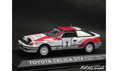 Toyota Celica GT4 (GT-Four) #2 Rally 1990 Sainz 1-43 IXO, масштабная модель, IXO Rally (серии RAC, RAM), scale43