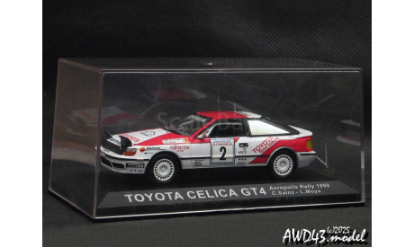 Toyota Celica GT4 (GT-Four) #2 Rally 1990 Sainz 1-43 IXO, масштабная модель, IXO Rally (серии RAC, RAM), scale43
