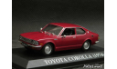 Toyota Corolla 1974 d.red 1-43 Hachette Japan, масштабная модель, scale43