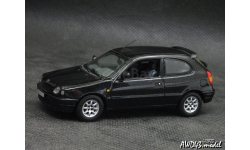 Toyota Corolla G6 3dr LHD 1999 black 1-43 Vitesse