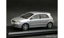 Toyota Corolla Runx 2001 silver 1-43 Hachette Japan (Norev), масштабная модель, scale43