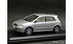 Toyota Corolla Runx 2001 silver 1-43 Hachette Japan (Norev)