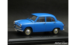 Toyota Corona 1957 l.blue 1-43 Hachette Japan (Norev)