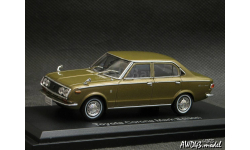 Toyota Corona Mark II 1968 mustard 1-43 Hachette Japan (Norev)