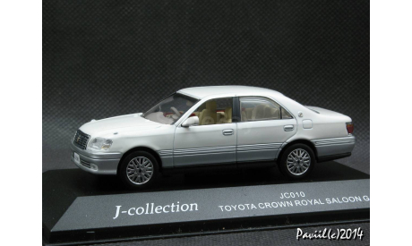 Toyota Crown Royal Saloon G 2-tones white-silver 1-43 J-Collection, масштабная модель, scale43