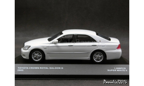 Toyota Crown Royal Saloon G 2005 white 1-43 J-Collection, масштабная модель, scale43