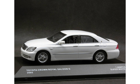 Toyota Crown Royal Saloon G 2005 white 1-43 J-Collection, масштабная модель, scale43