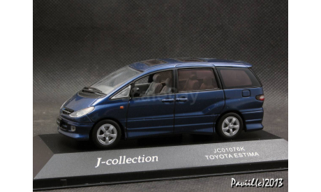 Toyota Estima blue 1-43 J-Collection, масштабная модель, scale43