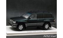 Toyota Land Cruiser 100 LHD 2005 d.green 1-43 Spark A002, масштабная модель, scale43