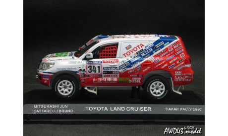 Toyota Land Cruiser 200 Dakar 2010 white 1-43 Norev, масштабная модель, scale43