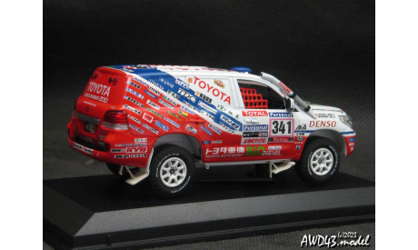 Toyota Land Cruiser 200 Dakar 2010 white 1-43 Norev, масштабная модель, scale43