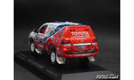 Toyota Land Cruiser 200 Dakar 2010 white 1-43 Norev, масштабная модель, scale43