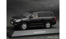 Toyota Land Cruiser 200 LHD 2009 black 1-43  VVM102, масштабная модель, scale43