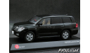 Toyota Land Cruiser 200 VXR V8 RHD 2010 black 1-43 J-Collection, масштабная модель, 1:43, 1/43