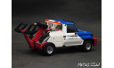 Toyota Land Cruiser 70  Tow Truck Police white (эвакуатор) 1-43 DeAgostini, масштабная модель, scale43