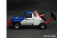 Toyota Land Cruiser 70  Tow Truck Police white (эвакуатор) 1-43 DeAgostini, масштабная модель, scale43