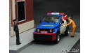 Toyota Land Cruiser 70  Tow Truck Police white (эвакуатор) 1-43 DeAgostini, масштабная модель, scale43