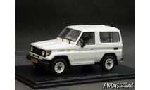 Toyota Land Cruiser 70 white 1:43 Neo, масштабная модель, scale43