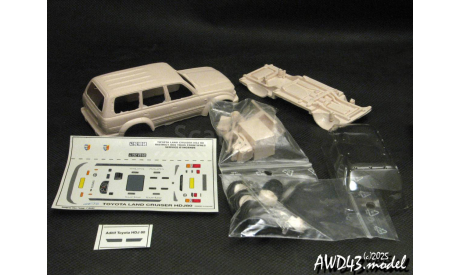 КИТ Toyota Land Cruiser 80 HDJ 8O 1-43 KIT Gaffe 9901, масштабная модель, scale43