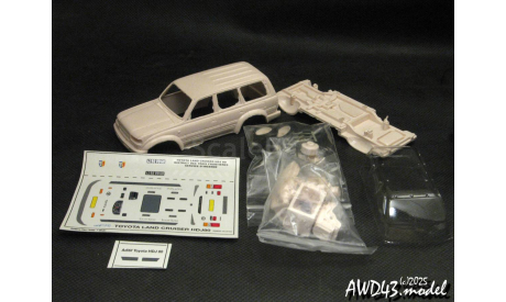 КИТ Toyota Land Cruiser 80 HDJ 8O 1-43 KIT Gaffe 9901, масштабная модель, scale43